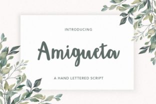 Amigueta Script: A Dynamic and Pretty Crafting Font