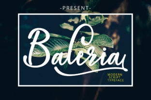 Baleria Script: A Handmade Calligraphy Typeface for Modern Projects