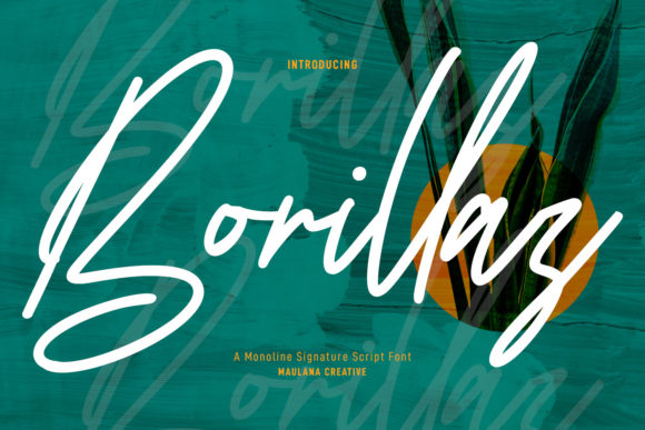 Borillaz Script: A Handwritten Font for Authentic Branding