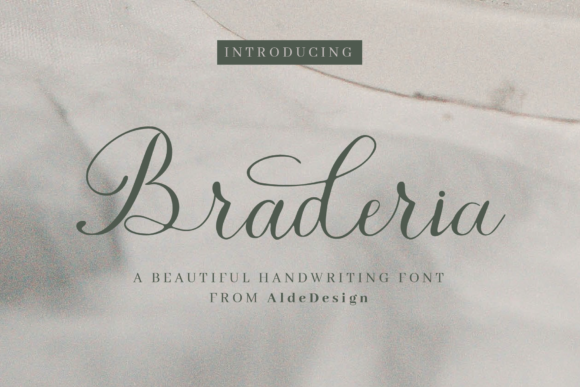 Braderia Script: Balancing Charm with Elegance