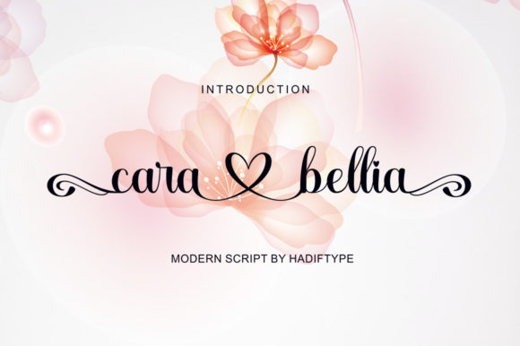 Cara Bellia Script: Adding a Sweet, Dancing Touch to Your Designs