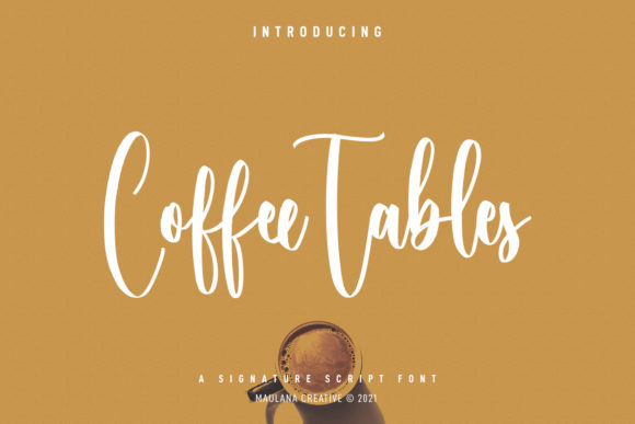 Coffee Tables Script: Elevate Your Designs with This Font