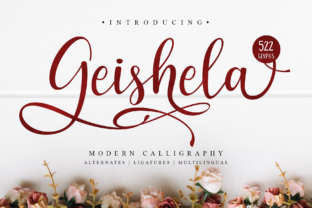 Geishela Script: Infusing Timeless Elegance into Modern Design