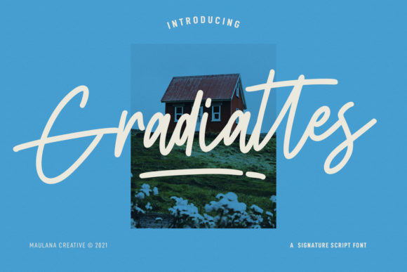 Gradiattes Script: A Blend of Elegance and Modern Style