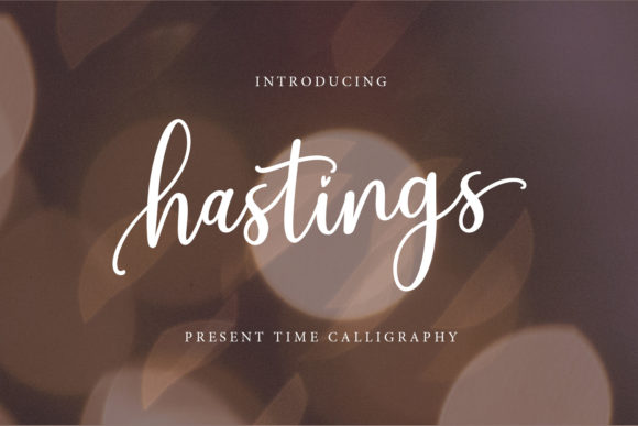 Hastings Script: The Modern Calligraphy Font for Your Projects