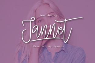 Jannet Script: A Handwritten Font with Playful Charm