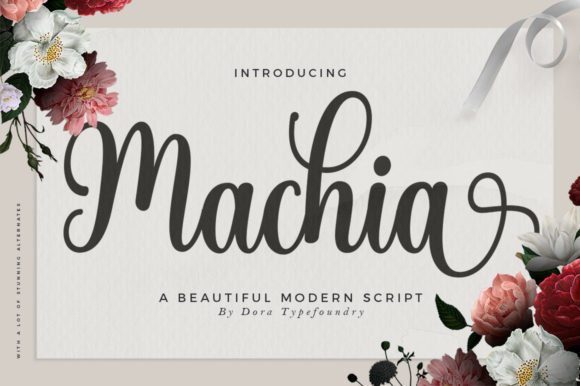 Machia Script: A Typeface Full of Love and Elegance