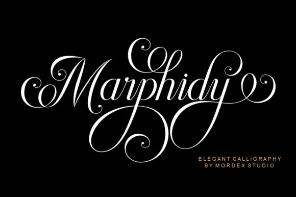Marphidy Script: A Font That Brings Playful Energy to Your Projects