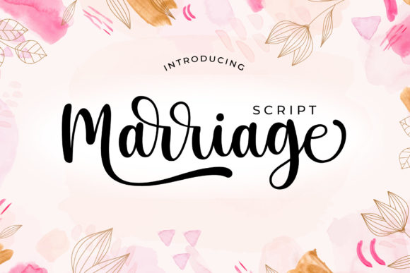 Marriage Script: A Handwritten Font for Authentic Design