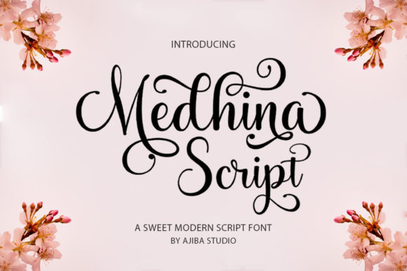 Medhina Script: The Handwritten Font for Modern Branding