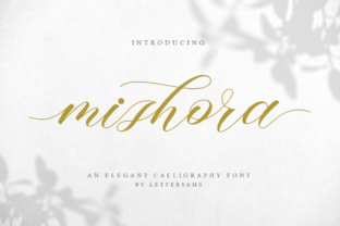 Mishora Script: The Art of Romantic Swashes