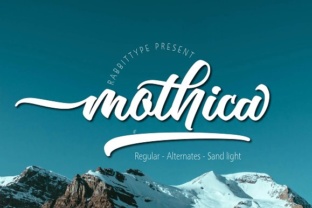 Mothica Script: A Fluid Handwritten Font for Modern Projects