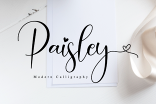 Paisley Script: A Modern Touch of Script Font Elegance