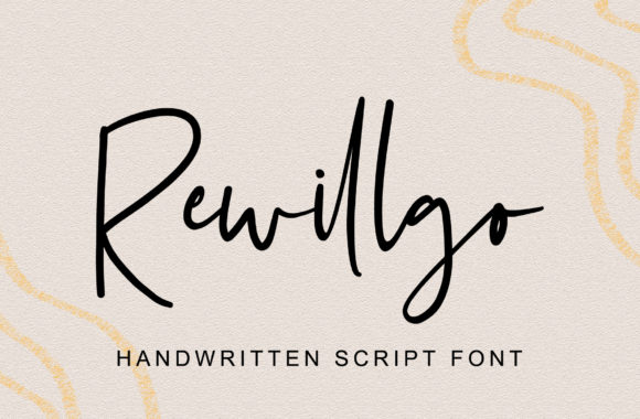 Rewillgo Script: A Handwritten Font for Authentic Design