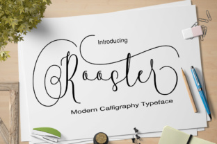Rooster Script: A Handwritten Font for Authentic Design