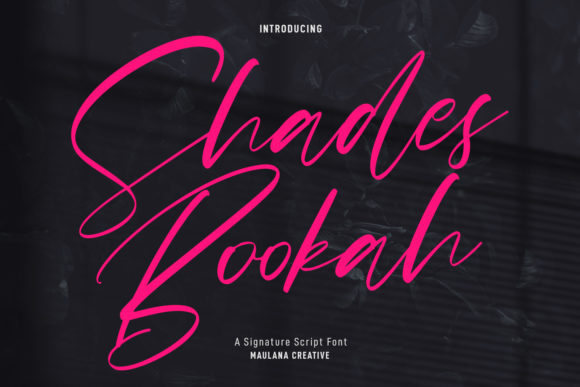 Shades Bookah Script: A Flexible Handwritten Font for Your Creative Projects