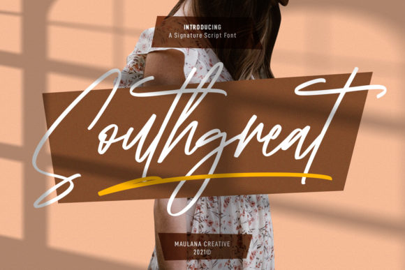 South Great Signature Script: A Modern Calligraphic Masterpiece