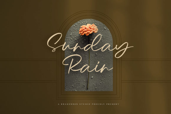 Sunday Rain: A Script Font for Modern Elegance