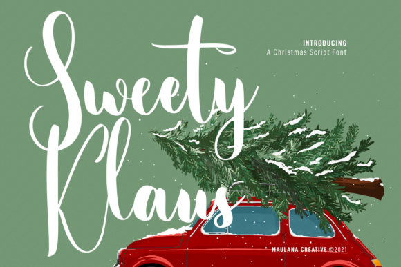 Sweety Klaus Script: A Casual Font with Creative Power