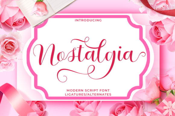 The Bold Charm of Nostalgia Script: A Standout Font