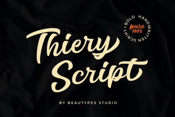 Thiery Script: The Modern Script Font for Elegant Branding