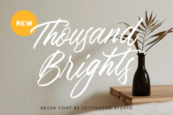 Thousand Brights Script: The Handwritten Font That Feels Like You