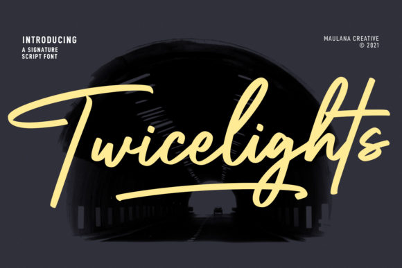 Twicelights Signature Script: A Font That Feels Like a Handshake