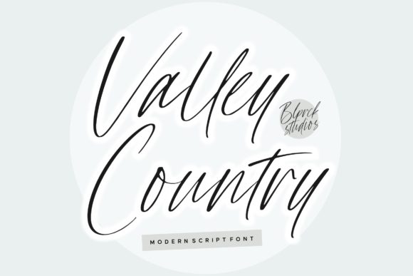 Valley Country Script: An Enchanting Handwritten Font for Your Projects