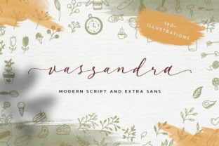 Vassandra Script: A Sweet and Original Typeface for Authentic Brands