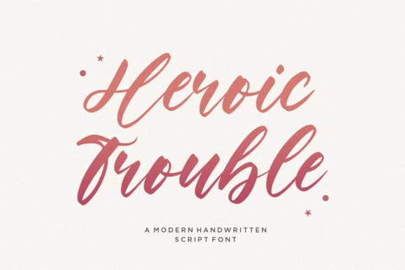 Why Heroic Trouble Script is Your New Design Secret Weapon